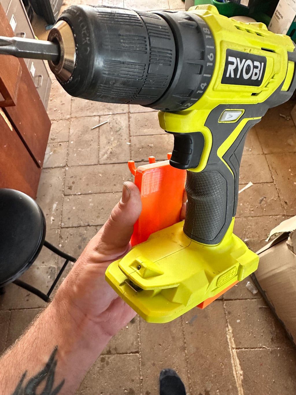 Ryobi ONE+ 18v Tool Mount for Pegboard