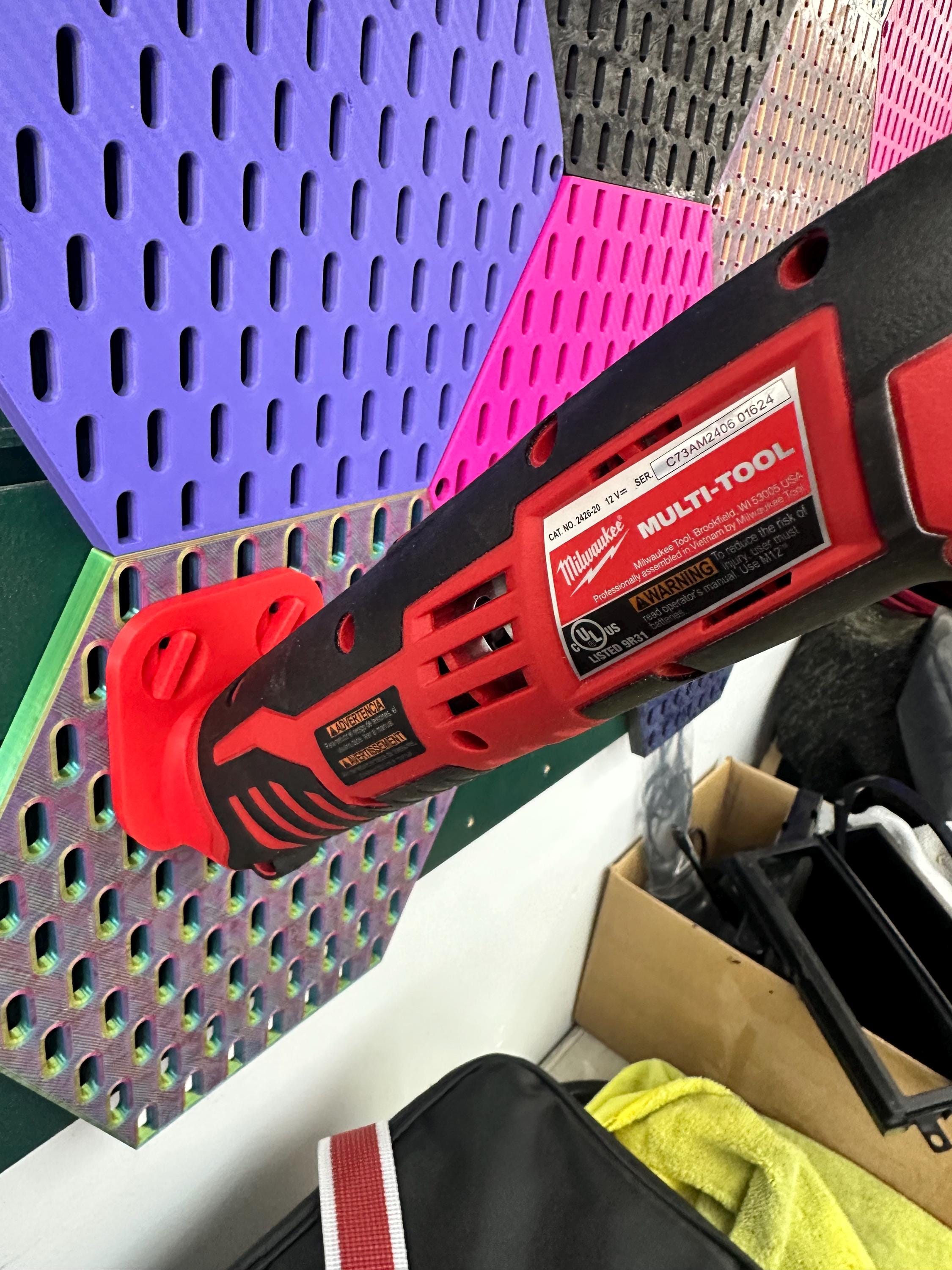 Milwaukee M12 tool holder for IKEA Skadis