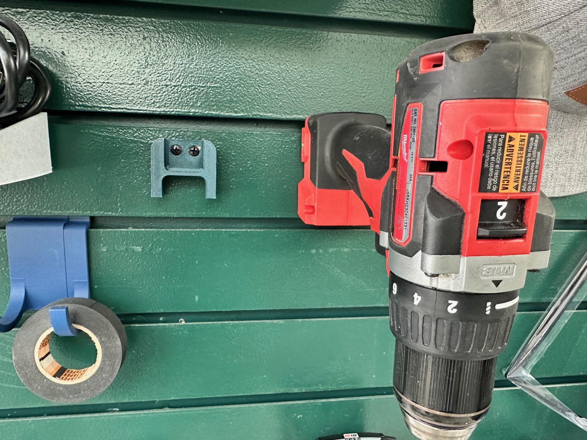 Milwaukee M18 Wall Mountable Tool Holder