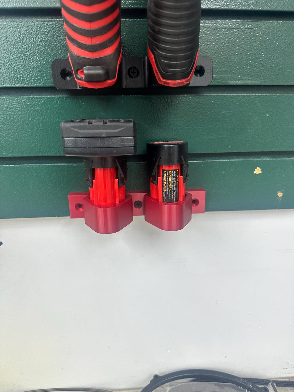 Milwaukee M12 Wall Mounted Battery Holder