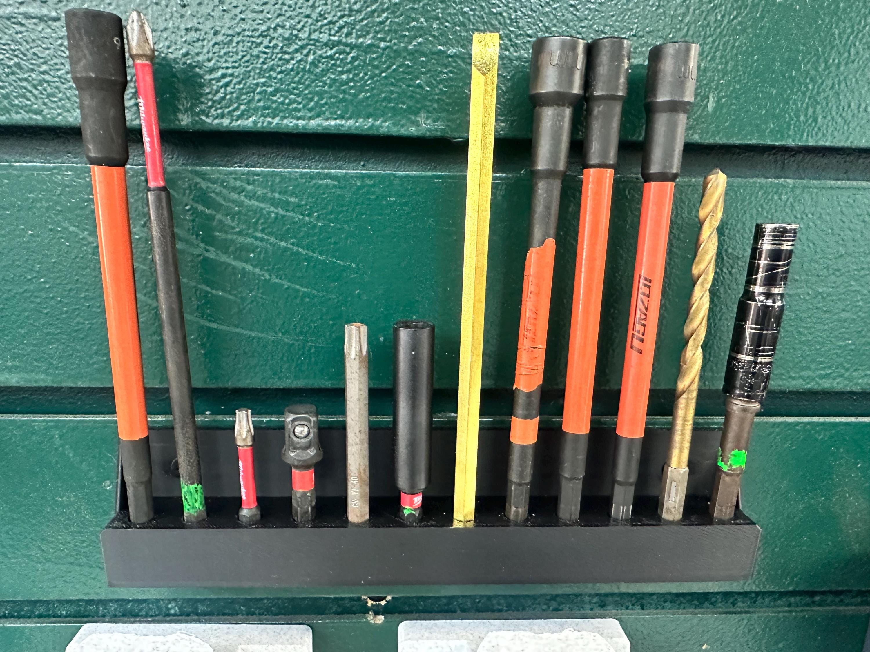 1/4” Hex Bit Holder Wall Mount