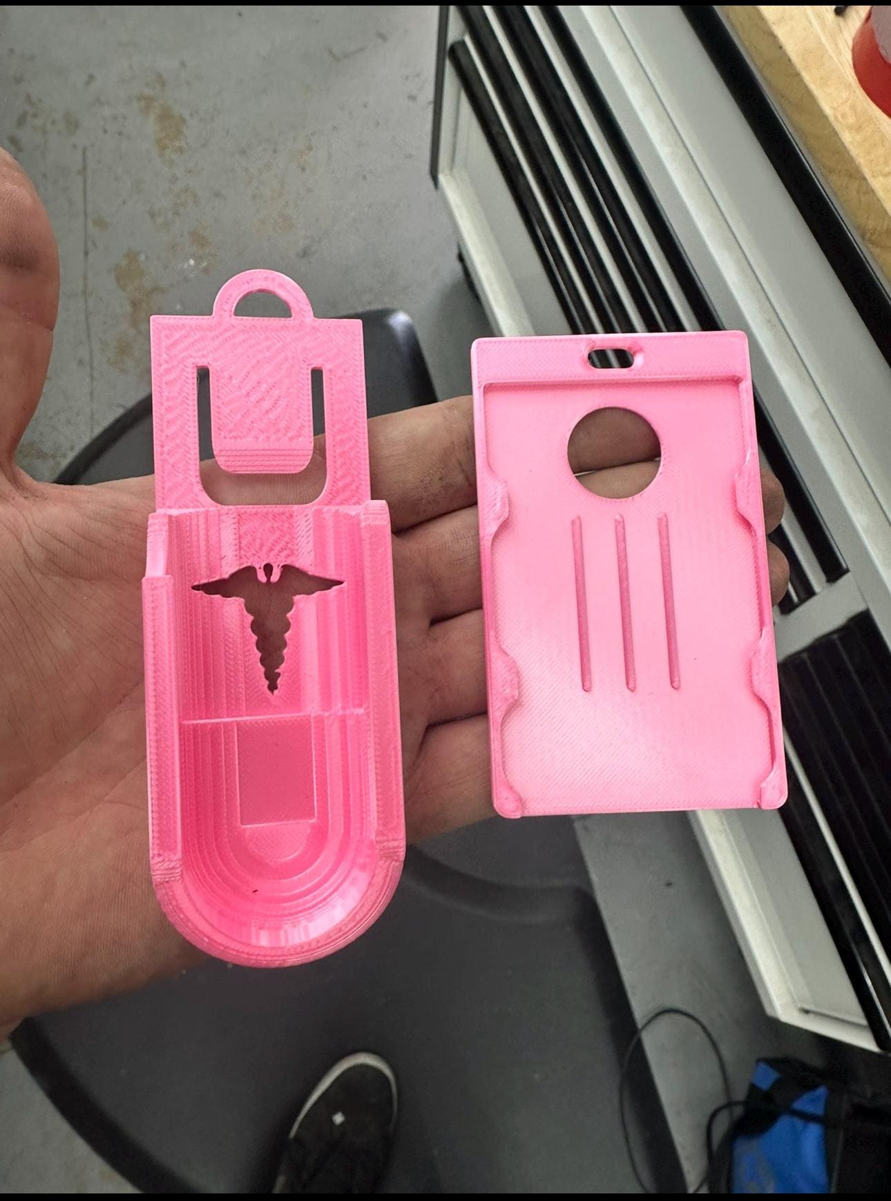 Vocera Badge Holder with ID Badge Holder