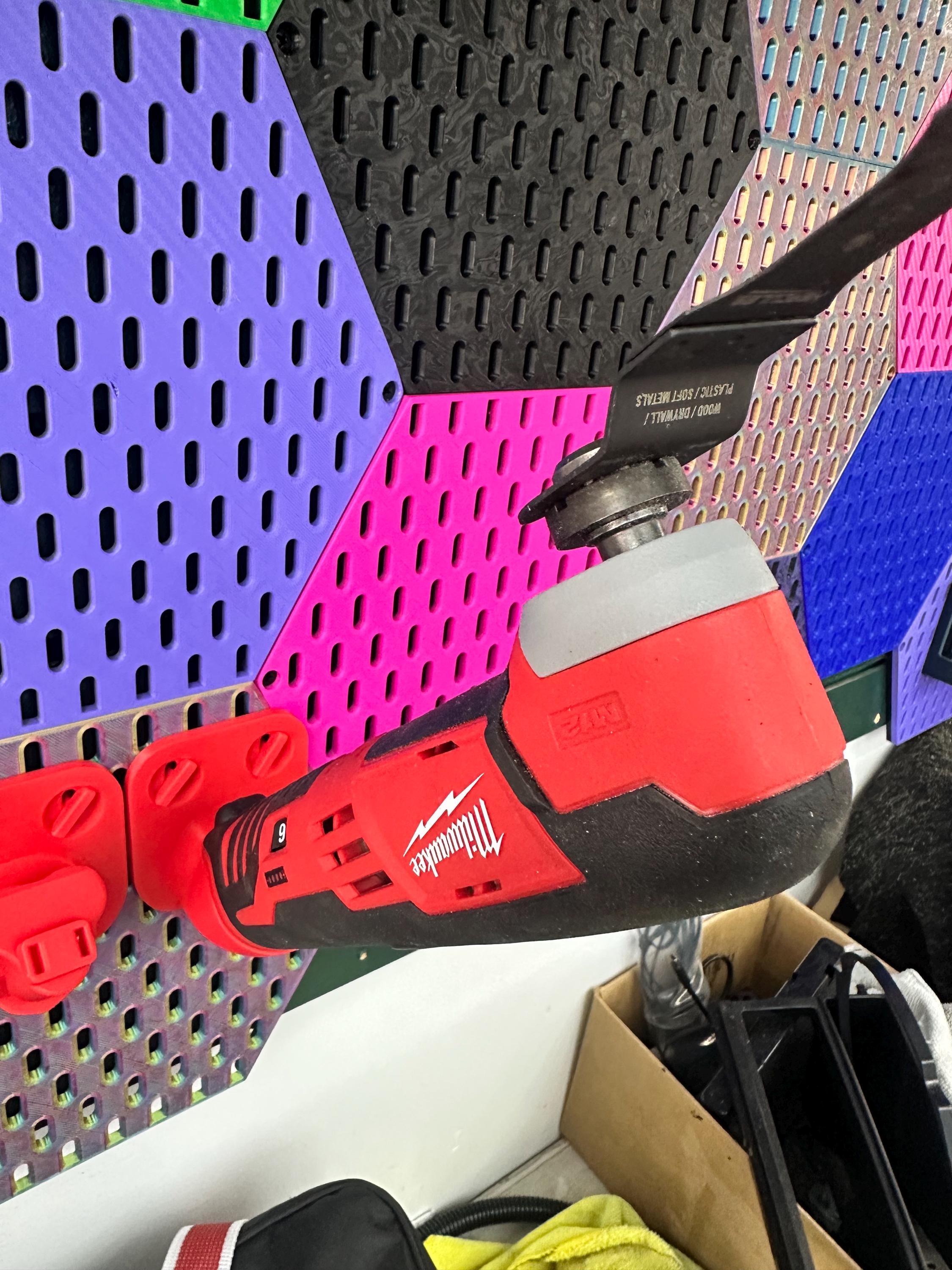 Milwaukee M12 tool holder for IKEA Skadis