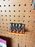 3d Printed Hex Bit Holder for Pegboard