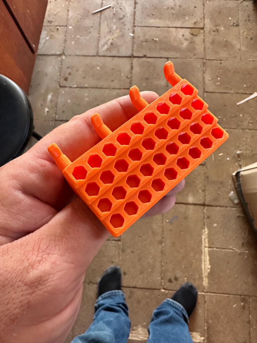 3d Printed Hex Bit Holder for Pegboard